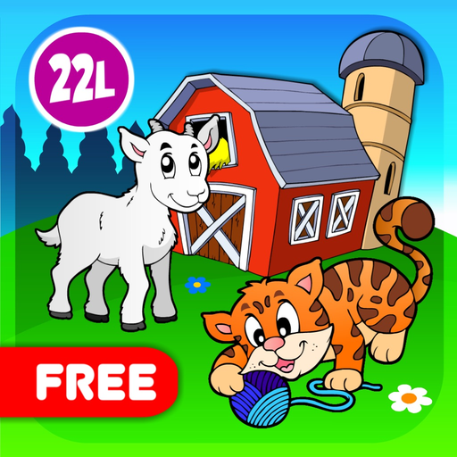 Amazing Farm Baby Animals Puzzle game for Toddlers to Kindergarten app icon
