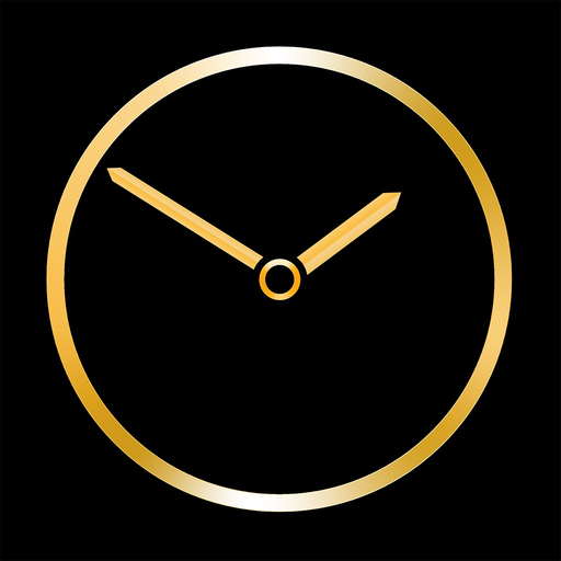 Gold Luxury Clock app icon