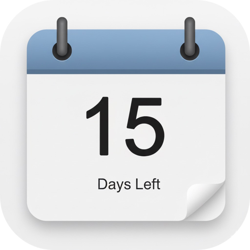 Countdown widget app icon