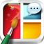 Frame Artist - Photo Collage Editor - Design scrapbook by pic layout with fx filter and stickers icon