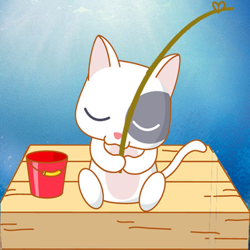 Cute Cat Fishing app icon