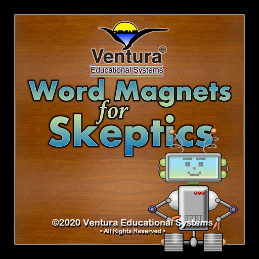 Word Magnets for Skeptics app icon