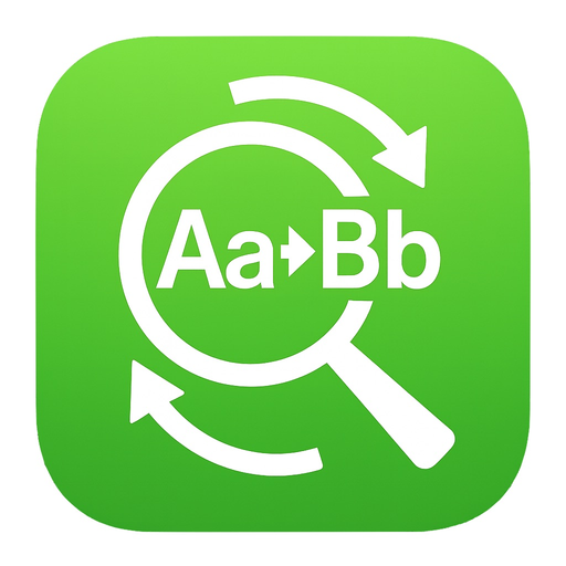 String Replacer app icon