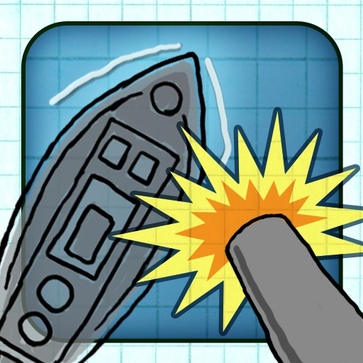 Doodle Battleships Free - Fun Shooting Warship Adventure Battleship Game app icon