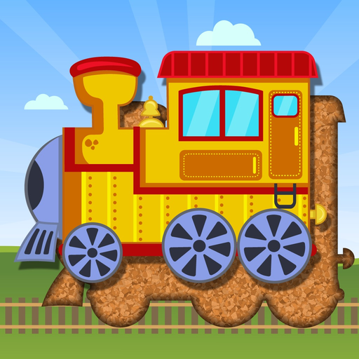 Kids Train Puzzle for Toddlers app icon