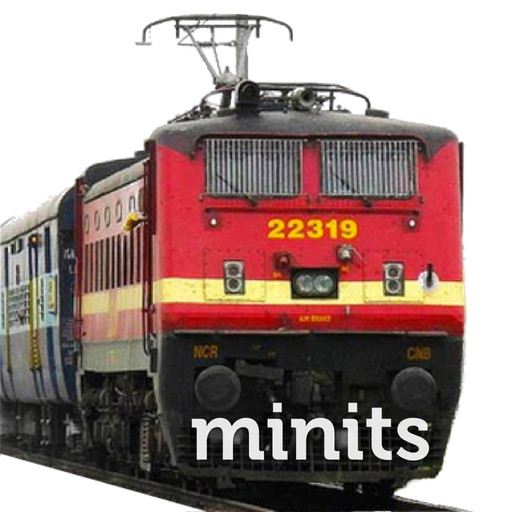 Indian Train Status - minits app icon