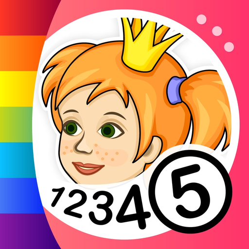 Pretty Princess Coloring Book app icon
