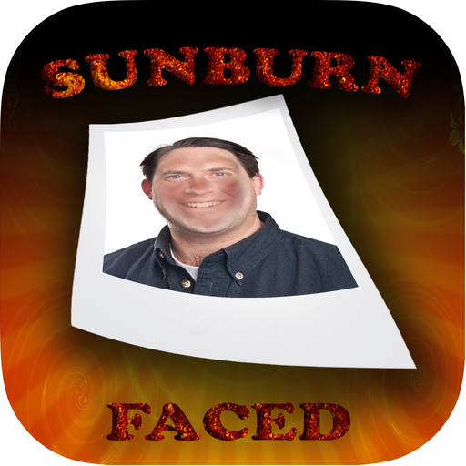 SunburnFaced - Fake Sun Tan FX app icon