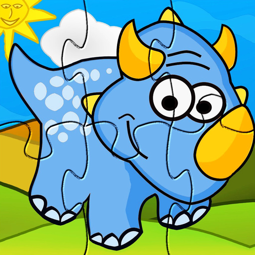 My baby first dino: dinosaur puzzle game for kids app icon
