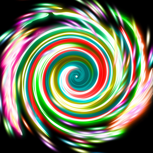 Glow Spin Art app icon