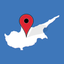 Map Cyprus icon
