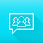 Group SMS Personalized texting icon