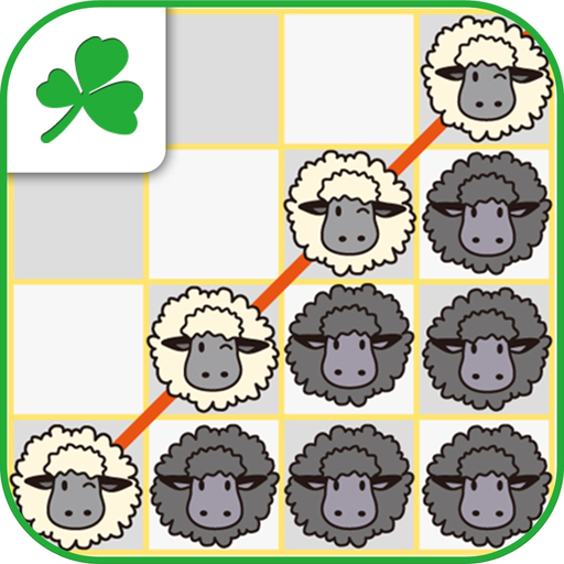 Four sheep in a row　LovelySheep app icon