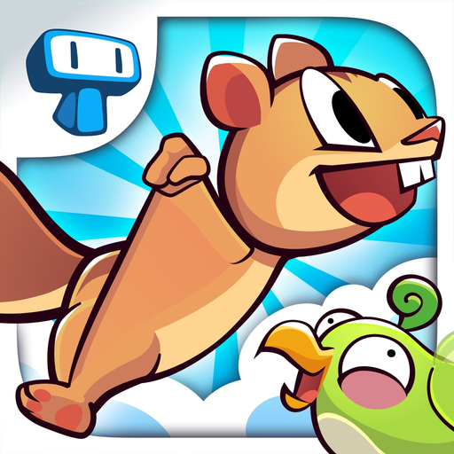 Kew Kew - The Crazy & Nuts Flying Squirrel Game app icon