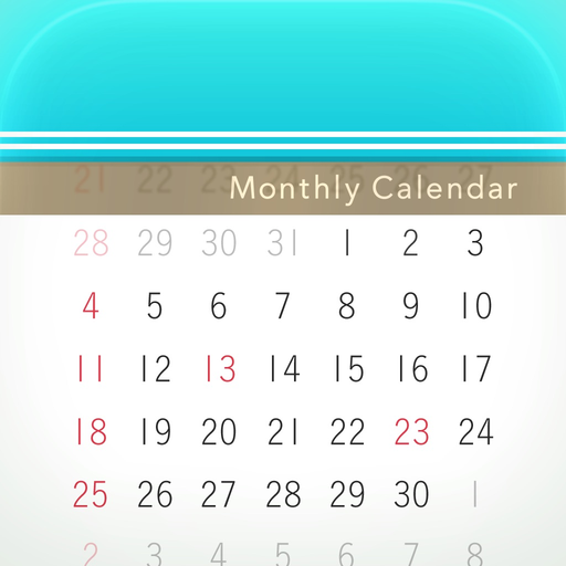 Monthly Calendar MocaHD app icon