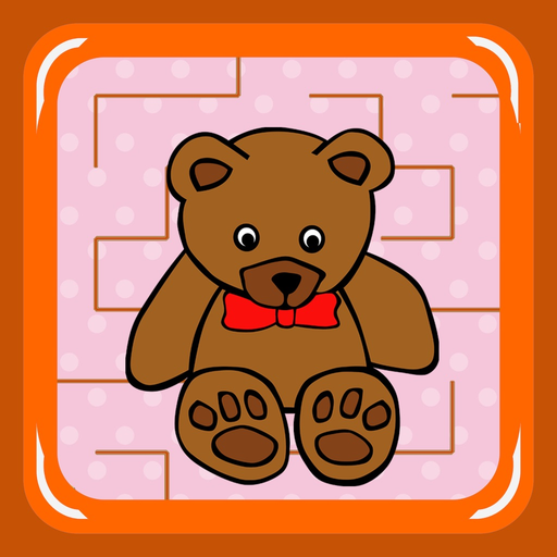 Teddy Bear Maze (sister vs brother) app icon