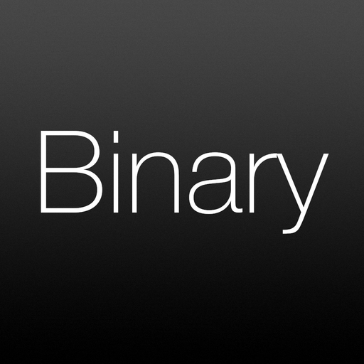 Big binary clock app icon
