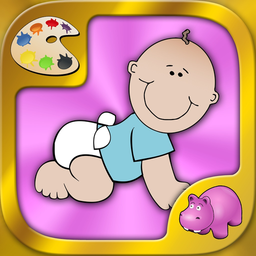 Younger Baby's Coloring Pages app icon