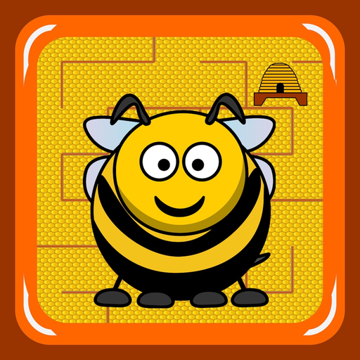 Beehive Maze Race (bee against the bear) app icon