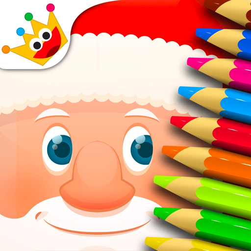 Christmas: Kids coloring games app icon