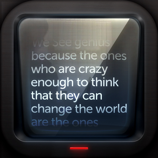 Teleprompter — Video & Mirror app icon