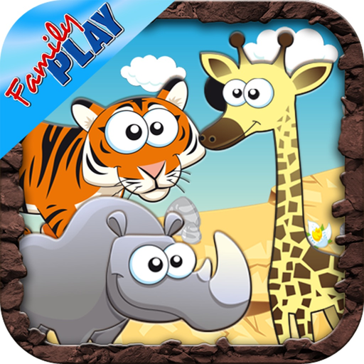 Safari Animals Preschool First Word Learning Game app icon