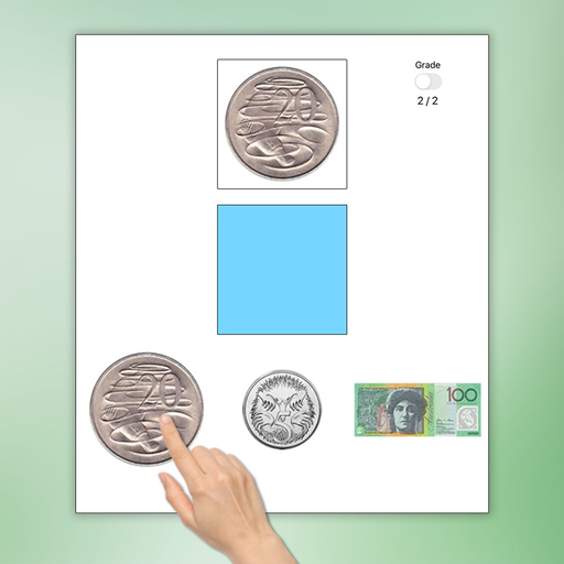 Matching Money Using Pics(AUD) app icon