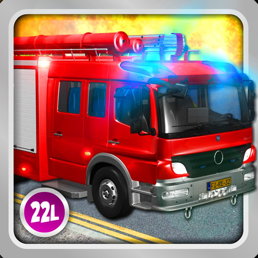Kids Vehicles Fire Truck games app icon