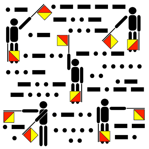 Morse & Flags app icon
