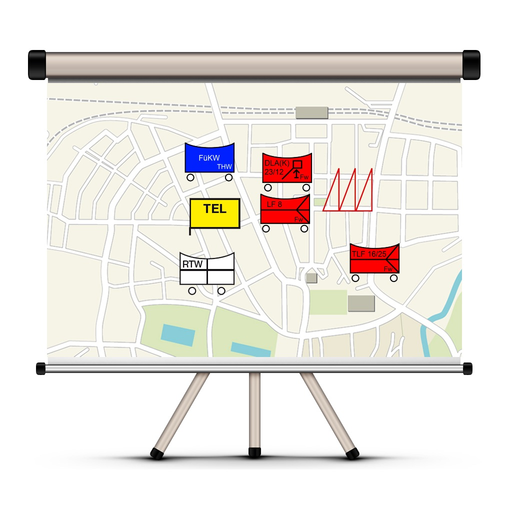 Mobile-Lagekarte app icon