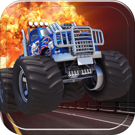 Monster Truck Road Rage Destruction Racing Game app icon