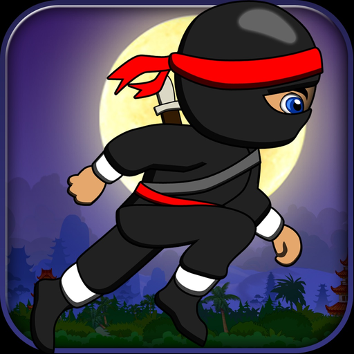Baby Ninja Runs Behind Temple app icon