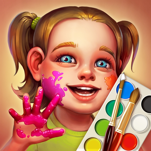 Brush and Smudge - coloring book app icon