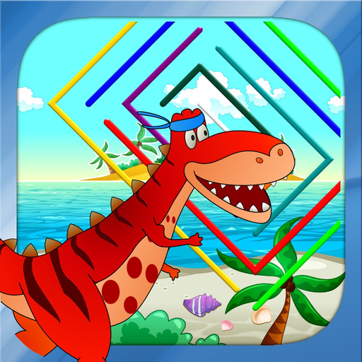 Dino Maze: Dinosaur kids games app icon