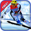Ski Race Time - Surfer Snow Skiing on Safari Slopes icon