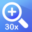 Magnifier 30x Zoom icon