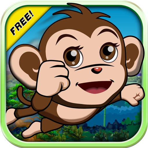 Baby Monkey Bounce : Banana Temple Forest Edition 2 app icon