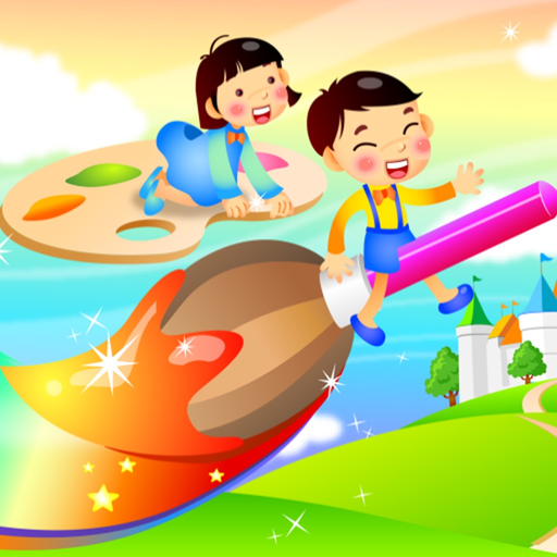 Coloring Shapes for Toddlers ! app icon