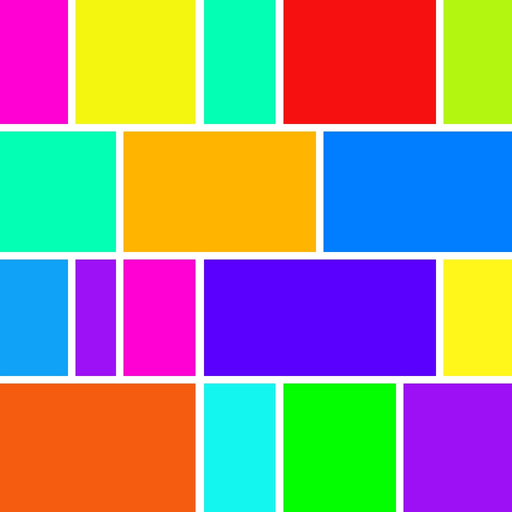 Justified Photo Collage app icon