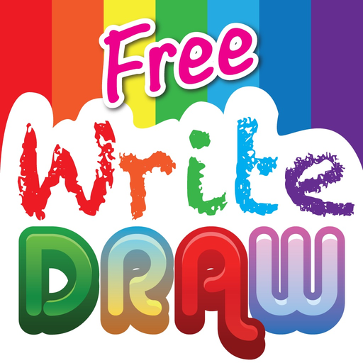 Write Draw Free - Learning Writing, Drawing, Fill Color & Words app icon