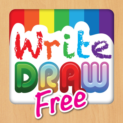 Write Draw Free for iPad - Learning Writing, Drawing, Fill Color & Words app icon