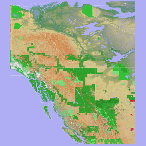 Scenic Map Western Canada app icon