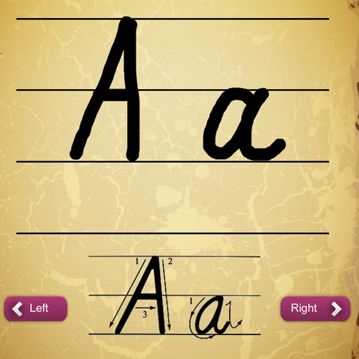 Children writing app icon