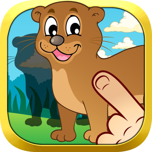 Animals Around The World - free educational puzzle for toddlers and kids app icon
