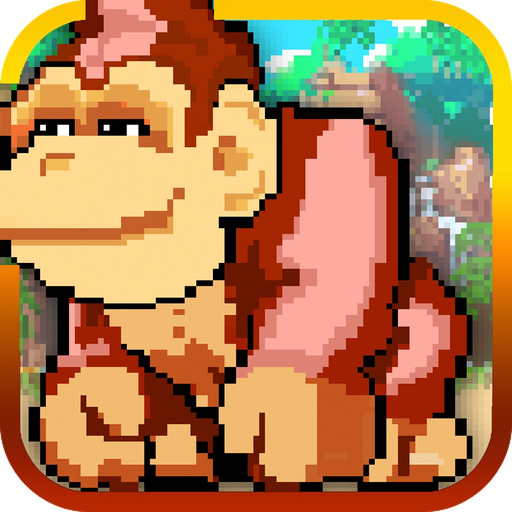 Pixel Monkey - Monkeys Jump, Battle, and Duck under Obstacles in Jungle Temple app icon