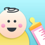 Baby Log & Breast Feeding App. icon