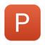 Template for MS PowerPoint icon