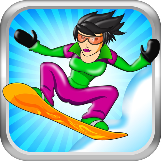 Avalanche Mountain - An Extreme Snowboarding Racing Game with penguins, babies and more! app icon