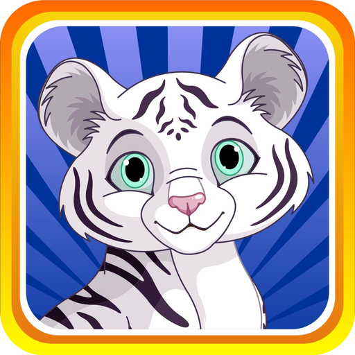 Baby White Tiger Run : Dash Race with Mittens the Super Sonic Cub app icon