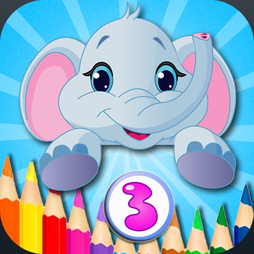 Kid Coloring Box - Doodle & Coloring 2-in-1 app icon